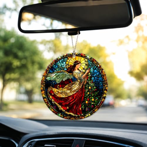 Guardian Angel Suncatcher Gifts for Women, Angle Christmas Ornaments 2026 - color: Angel Suncatcher