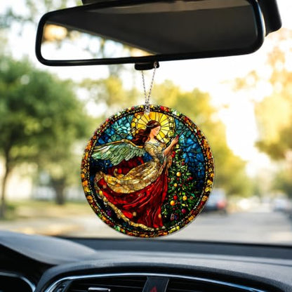 Guardian Angel Suncatcher Gifts for Women, Angle Christmas Ornaments 2026 - color: Angel Suncatcher