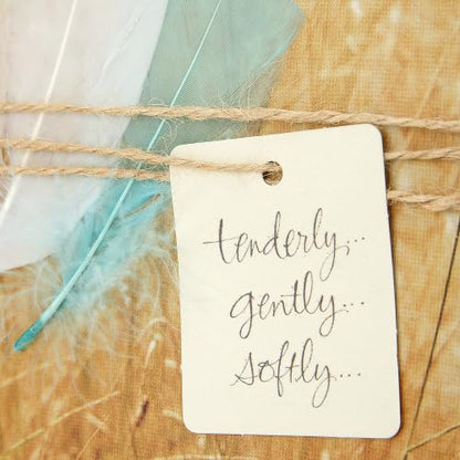 Hallmark Signature Sympathy Card (Angel Feathers) - color: Brown