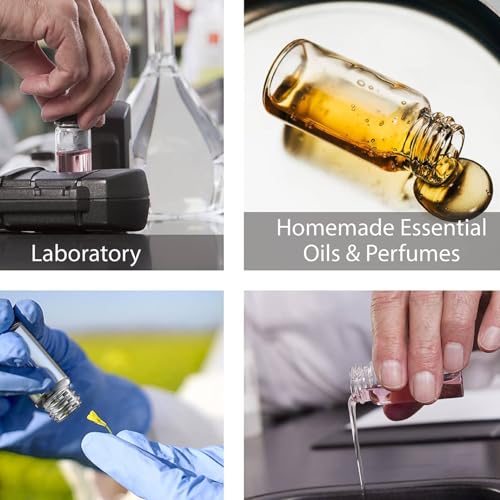 FOUR E'S SCIENTIFIC 20ml Glass Vials, Clear Sample Vials 100 Pack - size: 20ml Clear