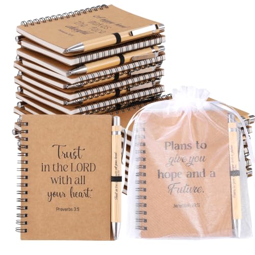 BESARME 24 Sets 72 Pcs Christian Gifts for Women Bulk Prayer Journals - color: Christian