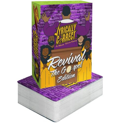 Lyrically Correct Revival: Gospel Edition – Music Trivia Family Card Game