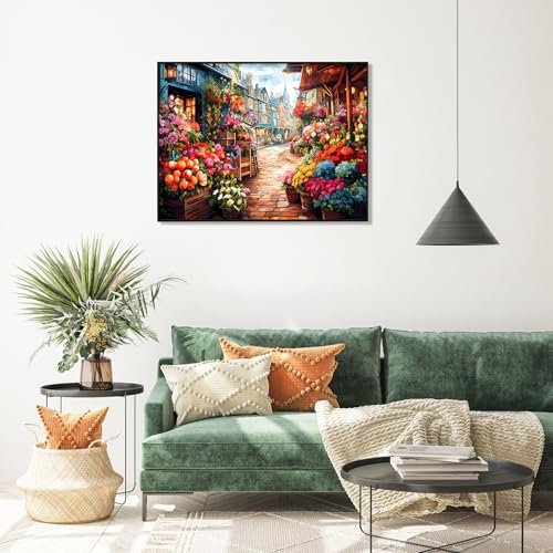 Diamond Art Kits for Adults, Flowers Diamond Painting Kit, 12x16 Inch - color: CYDP1P12