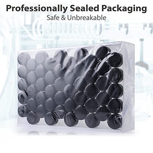 FOUR E'S SCIENTIFIC 20ml Glass Vials, Clear Sample Vials 100 Pack - size: 20ml Clear