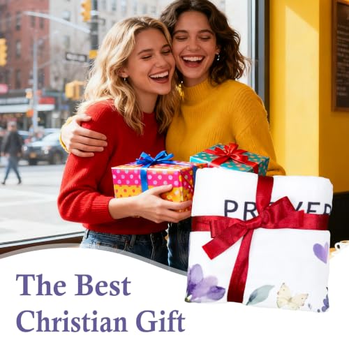Christian Gifts Blanket Birthday Gifts for Women Throw 50"x60" - color: Purple-christian, size: 50*60