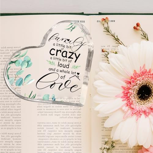 Funny Family a Little Bit of Crazy Acrylic Sign, Inspirational Quotes - color: All kinds of love