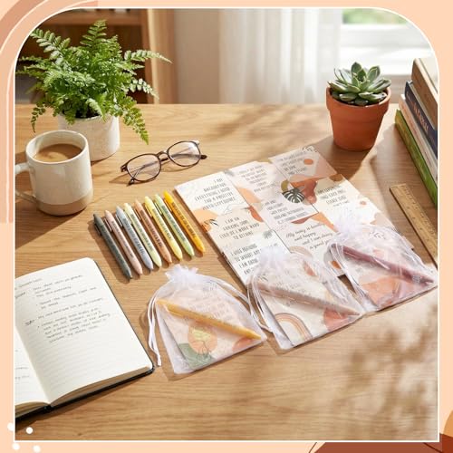 Mooliwe 96 Pcs Affirmation Notebooks Pens Bulk Gifts, Gratitude,New Mom - style: New Mom