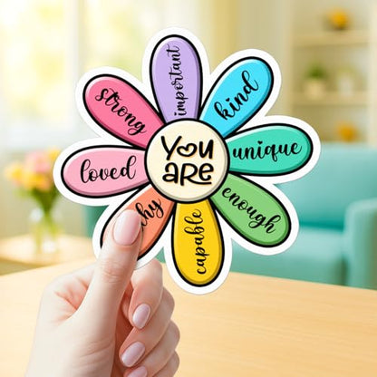 4 Pcs Christian Inspirational Sticker Pack for Women - 3 Inch - color: Inspirational