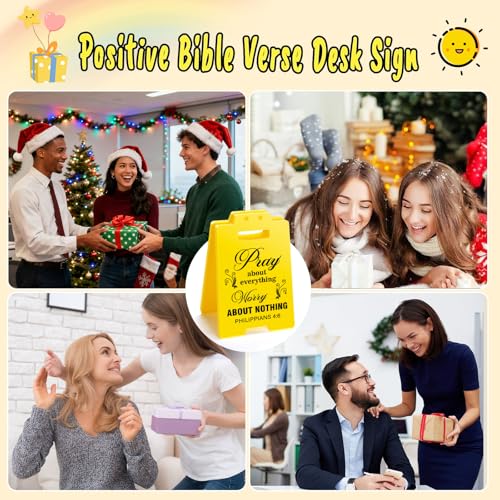 Christian Bible Verse for Women - Pray About Everything, Worry About Nothing, Quote Philippians 4:6, Motivational Religion Desk Decor for Women Men Friend Galentines Valentines Day Birthday - style: PRAY ABOUT EVERYTHING, WORRY ABOUT NOTHING