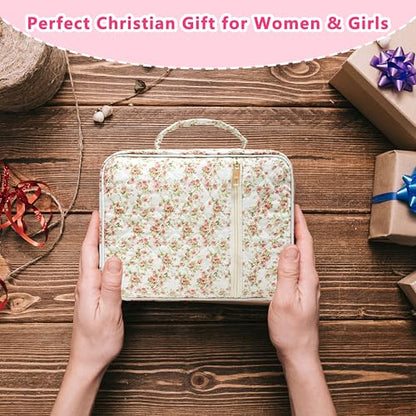 Bible Cover for Women (Siamese Rose, Large) - color: A4 Siamese Rose