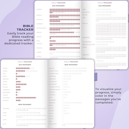 Clever Fox Bible Study Journal, Guide, Supplies for Women 7x10 Lavender - color: Lavender, size: Smaller than A4 (7" x 10")