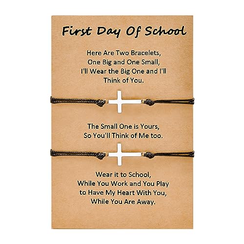 Matching Bracelets for Couple Mother Son Daughter Back to School