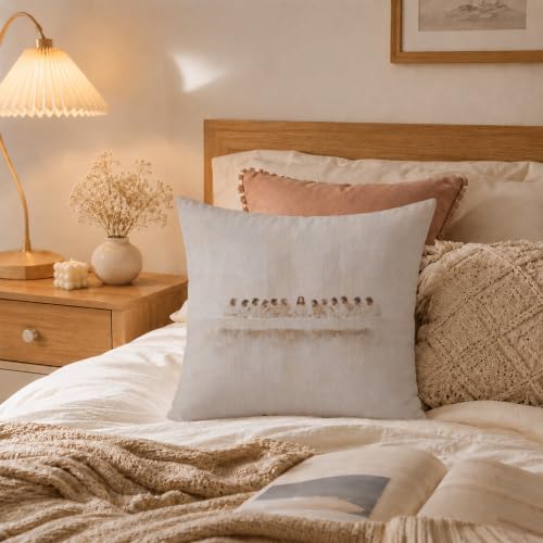 Modern Abstract Christian Pillow Cover 18x18 - color: Modern Abstract Christian