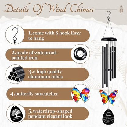 Retirement Gift for Woman,Retirement Wind Chime Gifts for Women - color: Retirement Gift