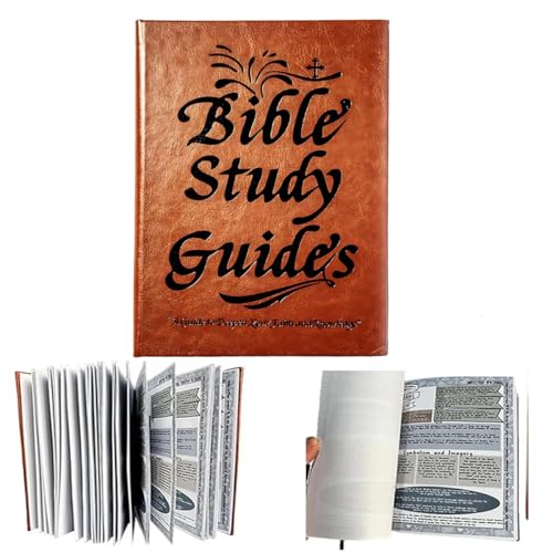 VINCOORA 66-Page Bible Study Journal for Women - Year-Long Devotional with Daily Scripture Quotes, Prayer Prompts, Cross-References & Reflection Guides