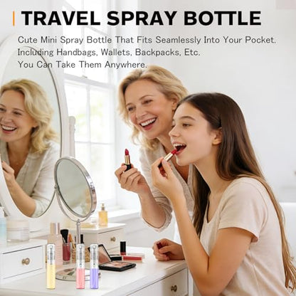 Mini Spray Bottle 5ml, Refillable Glass Spray Bottle, Glass Bottle Atomizer, Perfume Mouthwash Atomizer for Cleaning Refillable Container for Travel, Essential Oils, Perfume 60 Pcs, 5ml - size: 60PCS,5ML