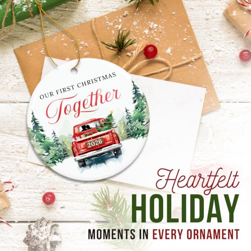 ZAGKOO First Christmas Ornament 2026, Couples First Christmas Together Gift - color: Together 1