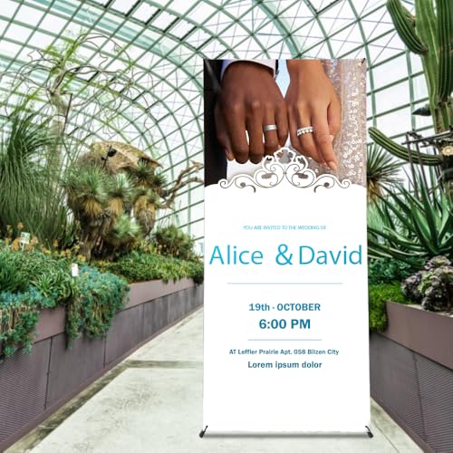 X Banner Stand Adjustable Fits Any Banner Size Width 23" to 32" and Height 63" to 78" with Portable Canvas Bag Ideal for Trade Shows, Advertising,Store Sign, Retail Display Hardware Only (2 Pack) - size: 2 Pack