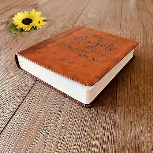 Custom Engraved ESV Journaling Study Bible, Wide Margin Note-Taking Bible, Personalized Christian Gift, Baptism Gift for Women