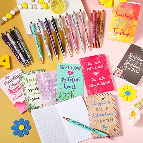 Funrous 32 Pcs Mini Notebooks with Pens Adults Party Favors, Cute - style: Cute