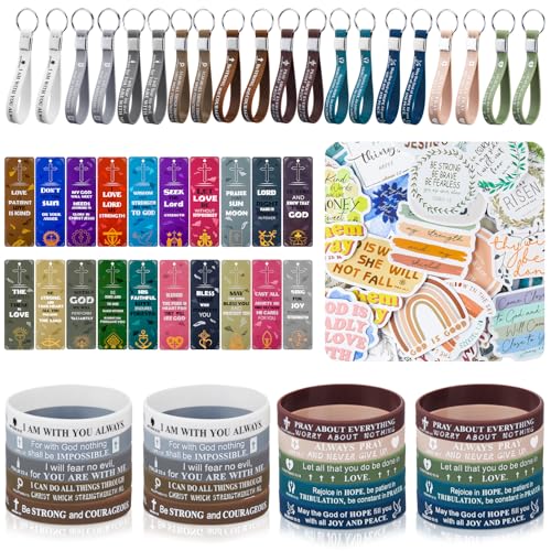Cholemy 160 Pcs Christian Party Favor Bulk, Inspirational Style - style: Inspirational Style