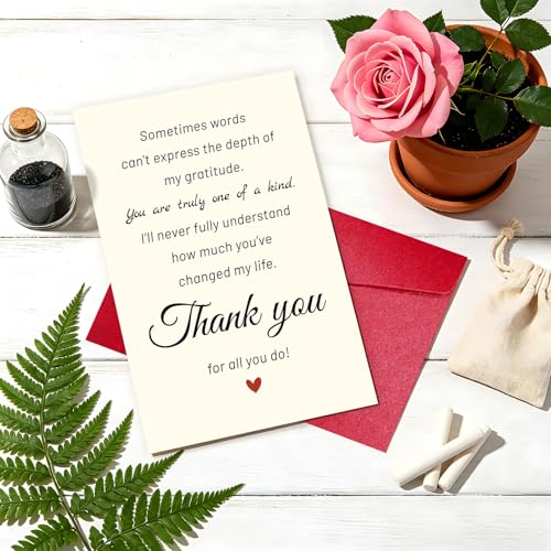 Thank You Cards for Coworkers Teacher Friend Appreciation Thank You Gifts - color: DXI#042
