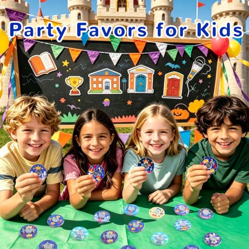 52 Pack Knight & King Party Favors Fidget Spinner for Kids Birthday, Royal Boy Fidget Spinner Bulk for Classroom Rewards, Goodie Bag Stuffers, Kingdom Boy Party Supplies - color: Tl-sa-3-blue