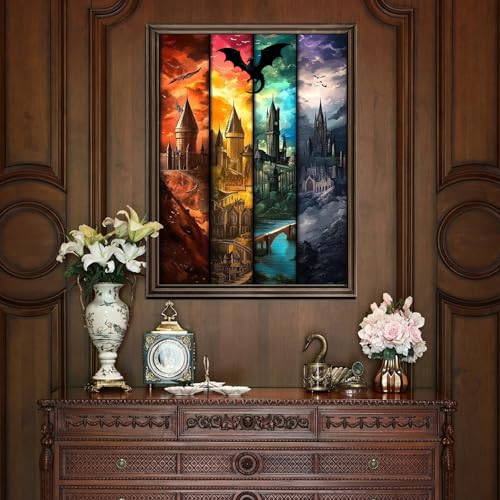 Castle Diamond Art Kits for Adults, Diamond Painting Kits for Beginner - color: JOJO-DP70