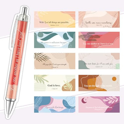 Mr. Pen- Christian Pen Set, 50 Pack, Black Ink, Gradient Ombre - color: Gradient Ombre, Black Ink, size: 50 Pack