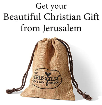 4.5" (Small) Olive Wood Communion Set from Bethlehem – Hand Carved Cup & Bread Tray for Lord's Supper, Eucharist & Kiddush – Authentic Worship Kit with Gift Bag - color: 1 Cup [Medium, Olive Wood Tray]