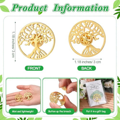 Employee Appreciation Gifts Team Pins for Coworker - style: Tree