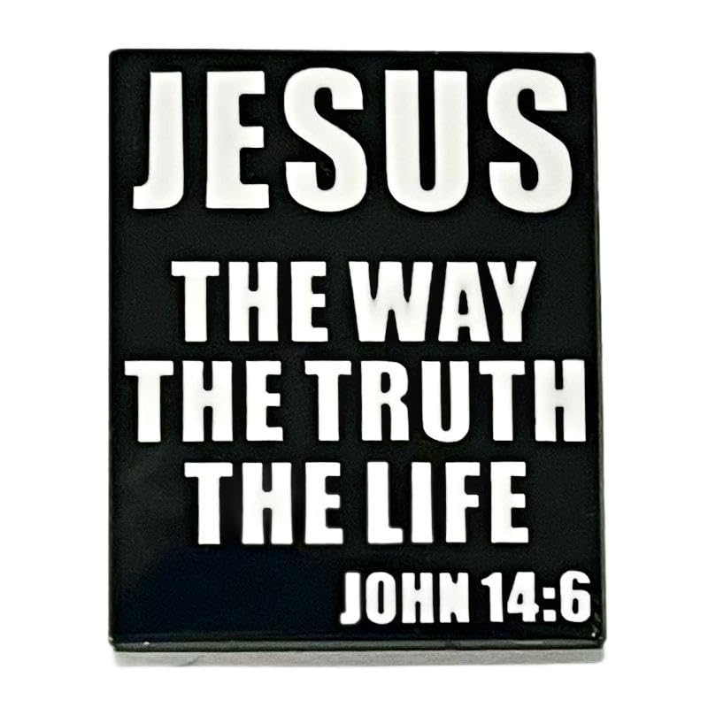 Pinposni Jesus The way The truth The life Enamel Lapel Pin badge brooch