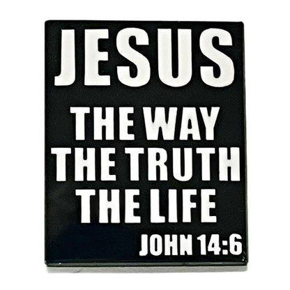 Pinposni Jesus The way The truth The life Enamel Lapel Pin badge brooch