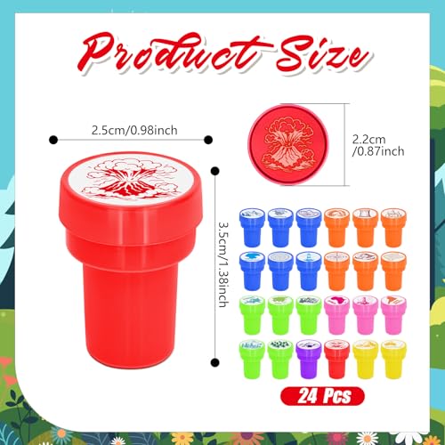 Cinrobiye 24 Pcs Geography Adventure Stampers Party Favor Set, Cute World Map Stamps for Kids Birthday Party, Classroom Rewards, Educational Learning Toys, Goody Bag Fillers, Themed Party Supplies - color: Geography Adventure