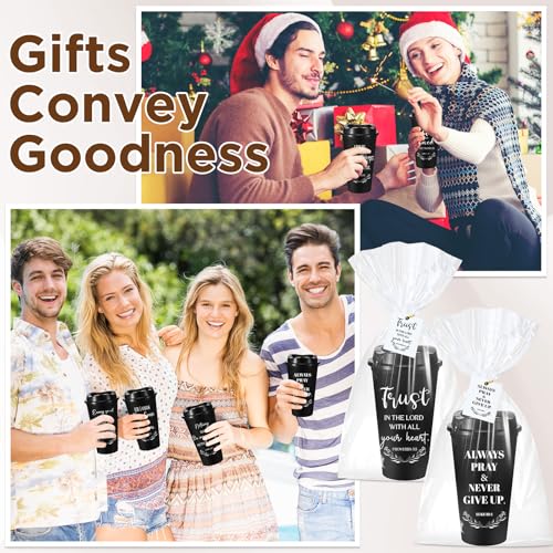 LemonRoad 120 Sets Christian Cups 16 oz Bulk Church Gifts, Black - color: Black