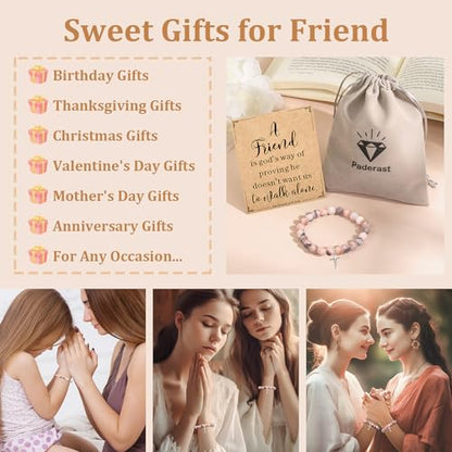 Christian Grandparents - Day Gifts for Women, Religious Cross Bracelet - color: Friend-10