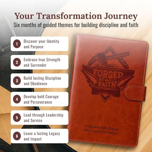 Prayer Journal For Men Christian Bible Study Daily Leather