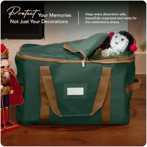 Covermates Treasurekeeper Storage Bag, Green - color: Green Heavy Duty Polyester, size: 25.5W x 13D x 12.5H - Without Wheels