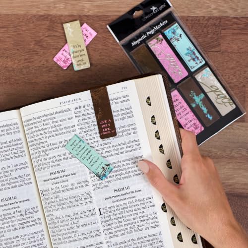 Christian Art Gifts Magnetic Scripture Bookmark Set: Grace Bible Verses - color: Grace