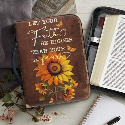 Sunflower Fall Women Bible Carrying Case - Multi-Purpose Bible Carrier - Lightweight Bible Cover for Woman - Large Size - color: Sunflower Fall, size: 2XL