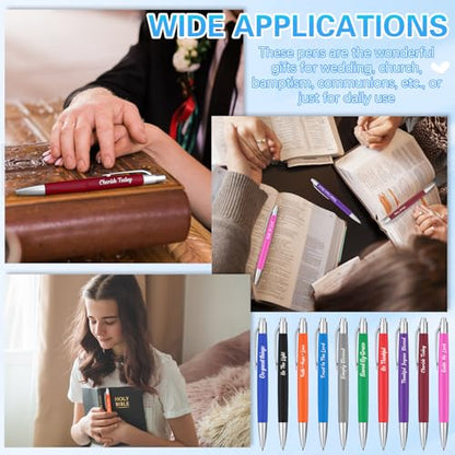Gueevin 200 Pcs Inspirational Pens Employee Gift, Christian Style - style: Christian Style