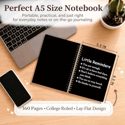 Enkvke Inspirational Little Reminders Notebook Journal - color: Little Reminders-A5