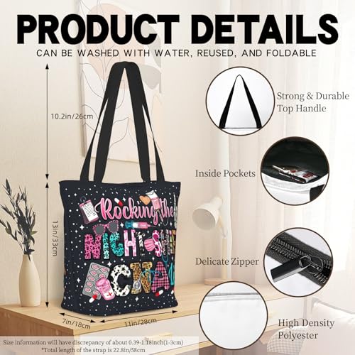Bible Tote Bags For Women Religious Church Bag Christian Tote Bags Inspirational For Women Organizer Christian Gift - color: Nurse 2