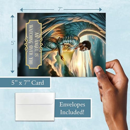 African American Expressions Men's All Occasion Greeting Card Assortment Box - 18 Inspirational Black Men Art Cards with Envelopes, Prewritten Messages & Space for Personal Notes, 5 x 7 Inch - style: Assortment 890