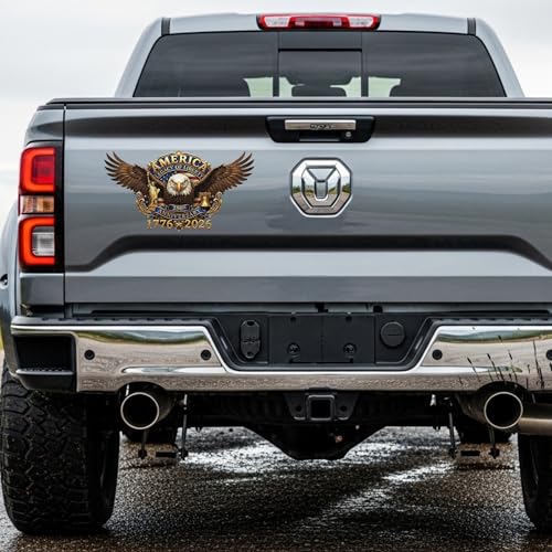 USA 250th Anniversary Patriotic Car Decal - color: Sticker 250 Years