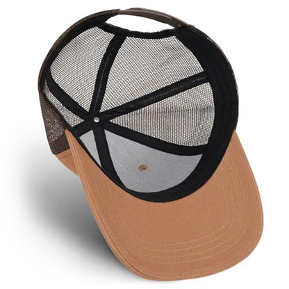 Christian Jesus Cross Hat - Faith Hats for Men Women - Religious Gifts for Thanksgiving Christmas - color: Cross/Camel