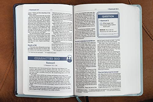 NIV, Teen Study Bible (For Life Issues You Face Every Day), Leathersoft, Teal, Comfort Print