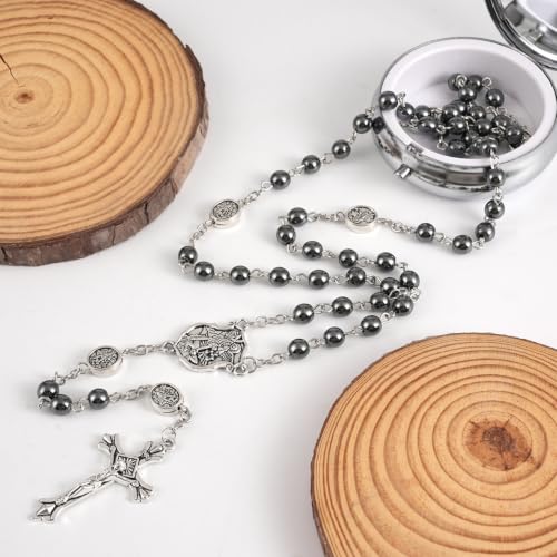Saint Michael the Archangel Catholic Rosary Necklace - color: Saint Michael A