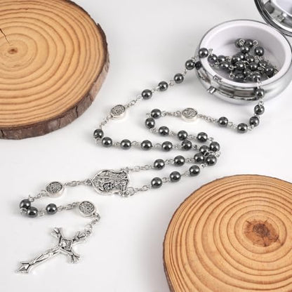Saint Michael the Archangel Catholic Rosary Necklace - color: Saint Michael A