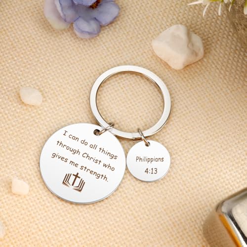 Christian Keychains Cross Keychain Bible Accessories Gifts Christian Gifts Religious Gifts - color: Faith Based Gifts